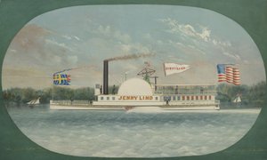 Barco a vapor Jenny Lind, 1850